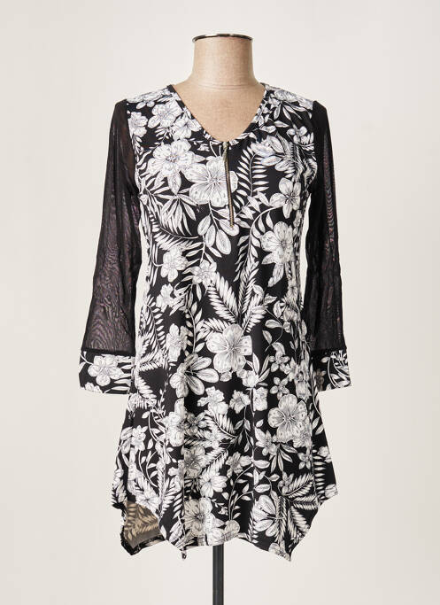 Tunică mâneci lungi negru MULTIPLES femeie