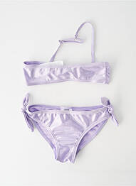 Costum de baie din două piese elasticitate violet LOSAN fată