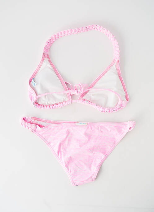 Costum de baie din două piese roz PRINCESSE ILOU fată