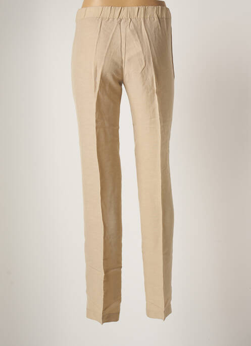 Pantalon drept bej MARIA BELLENTANI femeie