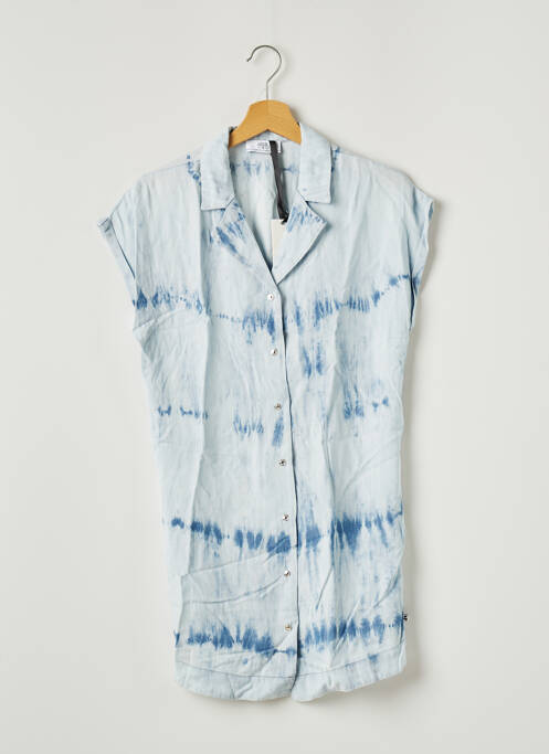 Rochie midi albastru LE TEMPS DES CERISES fată