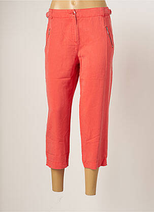 Pantalon trei sferturi roșu PAUSE CAFE femeie