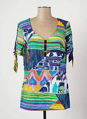 Bluză albastru LO! LES FILLES femeie