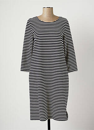 Rochie midi mâneci 3/4 mâneci 3/4 albastru MARIA BELLENTANI femeie