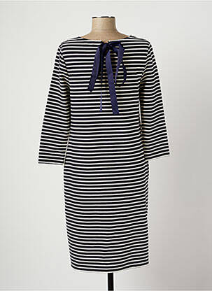 Rochie midi mâneci 3/4 mâneci 3/4 albastru MARIA BELLENTANI femeie