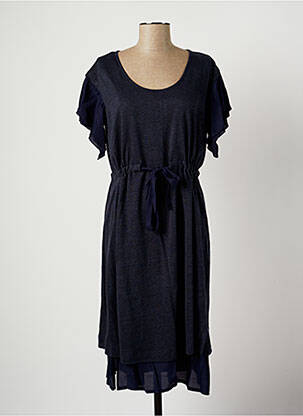 Rochie midi albastru MARIA BELLENTANI femeie