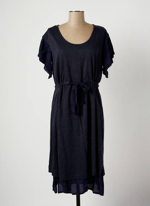 Rochie midi albastru MARIA BELLENTANI femeie