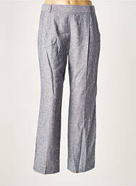 Pantalon 7/8 talie înaltă talie înaltă albastru MARIA BELLENTANI femme