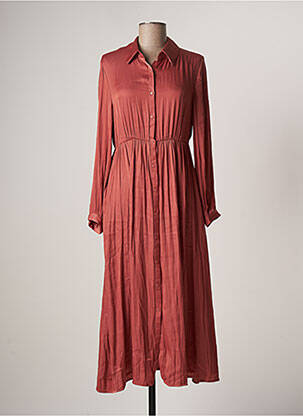 Rochie midi mâneci lungi mâneci lungi roz SEE U SOON femme