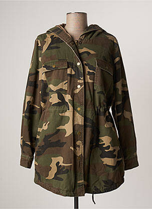 Geacă matlasată verde ONLY femeie