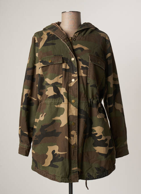 Geacă matlasată verde ONLY femeie