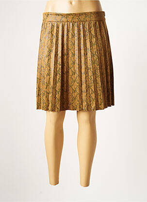 Fustă scurtă croială evazată maro ONLY femme