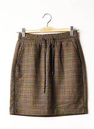 Fustă scurtă buzunare maro VERO MODA femeie