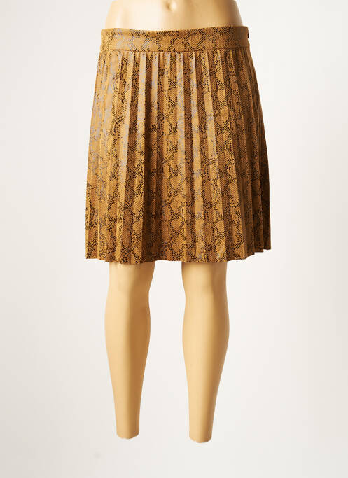 Fustă scurtă maro ONLY femeie