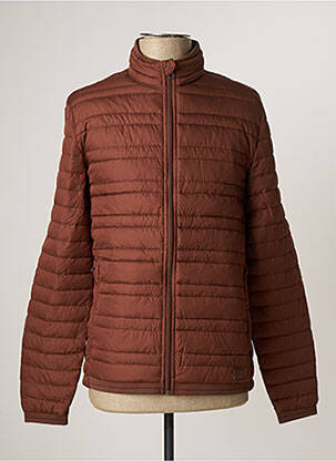Geacă matlasată buzunare fără glugă maro JACK & JONES bărbat