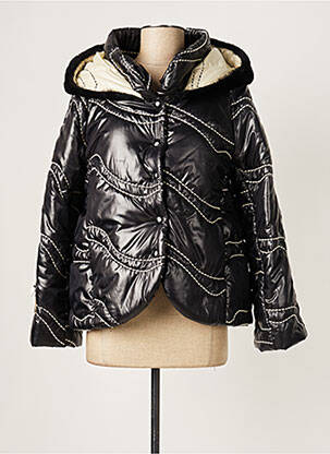 Geacă matlasată negru ELISA CAVALETTI femeie