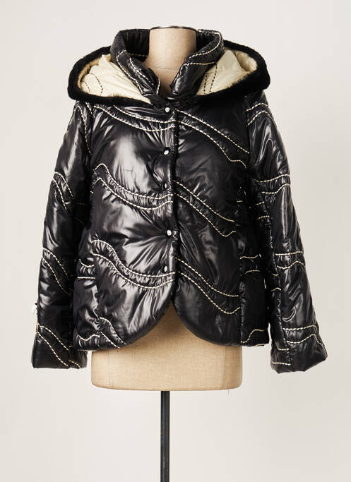 Geacă matlasată negru ELISA CAVALETTI femeie