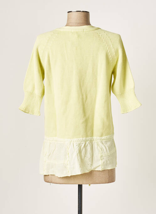 Vestă cu mâneci scurte verde SWEATERHOUSE femeie