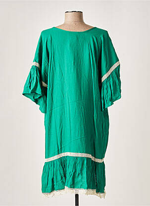 Tunică mâneci scurte guler rotund verde NATHALIE CHAIZE femeie
