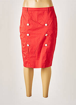 Fustă midi roșu FILIPINE LAHOYA femeie