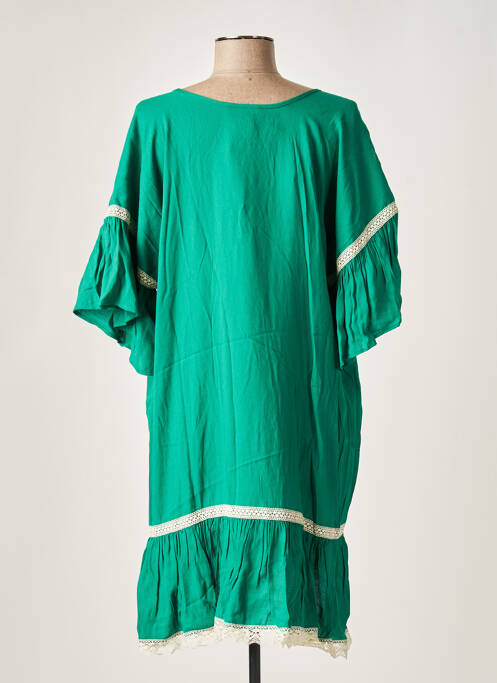 Tunică mâneci scurte verde NATHALIE CHAIZE femeie