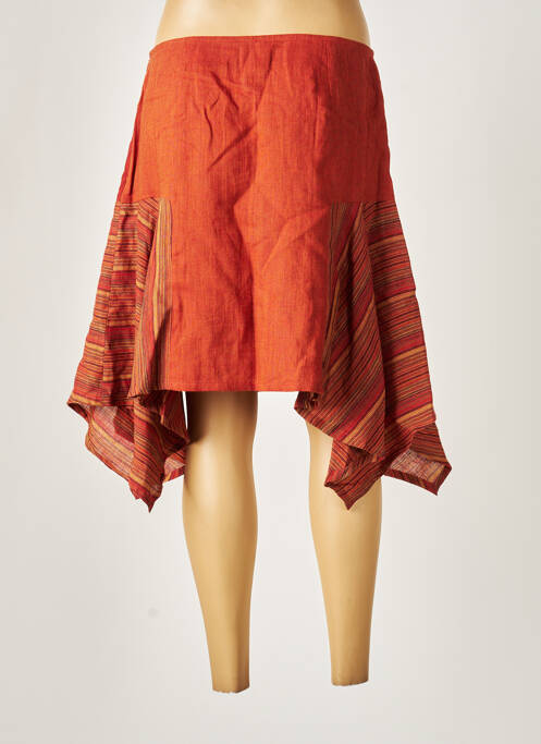 Fustă midi maro MADAME ZAZA femeie