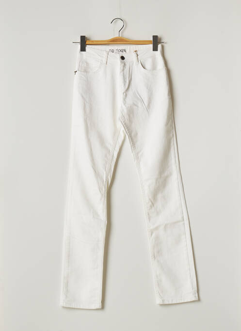 Pantalon slim bej SO SOON femeie