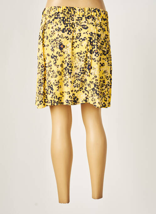 Fustă scurtă galben ICHI femeie