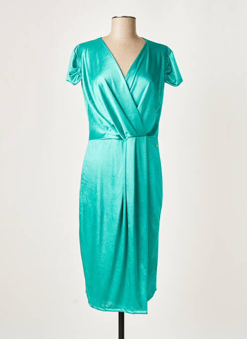 Rochie midi verde DANIELA COOL femeie