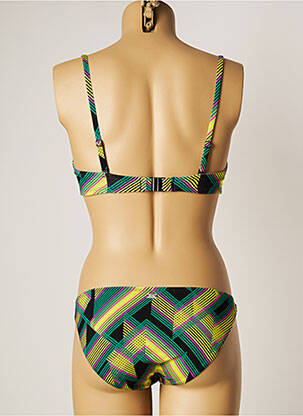 Costum de baie din două piese elasticitate top sutien modelat verde CHERRY BEACH femeie