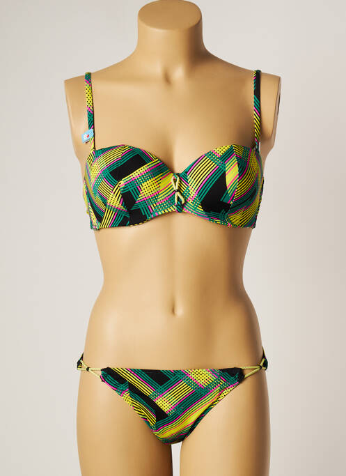 Costum de baie din două piese verde CHERRY BEACH femeie