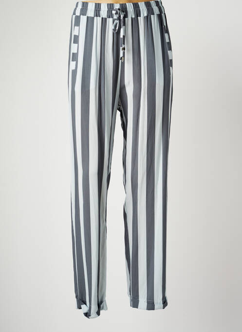 Pantalon larg albastru B.YU femeie