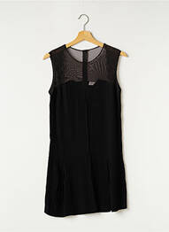 Rochie scurtă fără mâneci fără mâneci negru SANDRO femeie