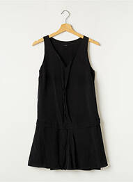 Rochie scurtă croială fluidă fără mâneci negru IKKS femme