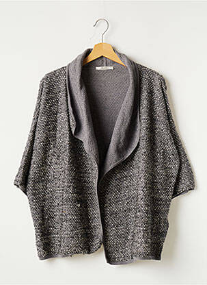 Vestă cu mâneci scurte gri MAXMARA femeie