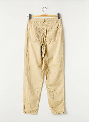 Pantalon drept talie cu cleme talie înaltă verde MASSIMO DUTTI femeie