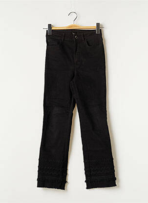 Pantalon 7/8 talie înaltă talie înaltă negru MASSIMO DUTTI femeie