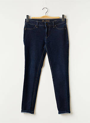 Jegging țesătură brută talie joasă albastru DL1961 femeie