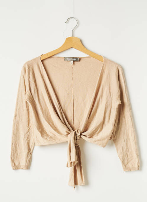 Vestă cu mâneci lungi bej MAXMARA femeie