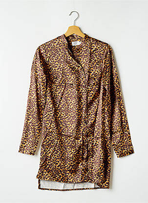 Rochie scurtă maro ROMY X NA-KD femeie