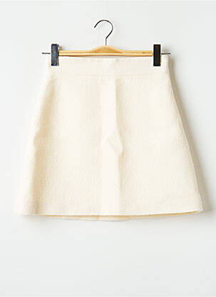 Fustă scurtă bej MIU MIU femeie