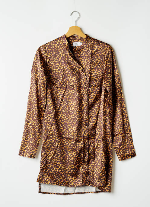 Rochie scurtă maro ROMY X NA-KD femeie