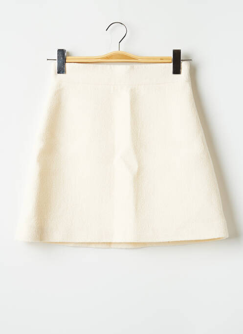 Fustă scurtă bej MIU MIU femeie
