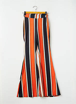 Pantalon evazat portocaliu I-X LONDON femeie