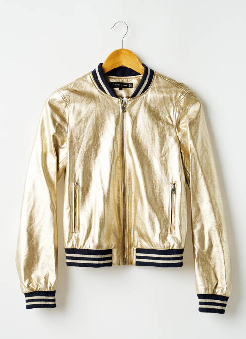 Geci din piele ecologică bej TRAFALUC femeie