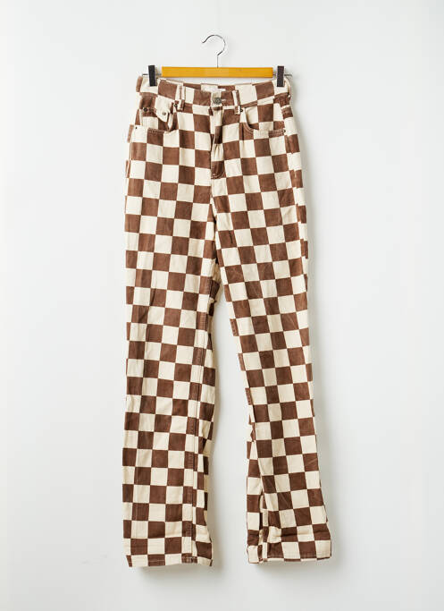 Blugi cu croială largă maro PACIFIC REPUBLIC femeie