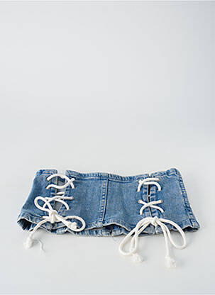 Top albastru BERSHKA femeie