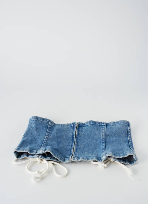 Top albastru BERSHKA femeie