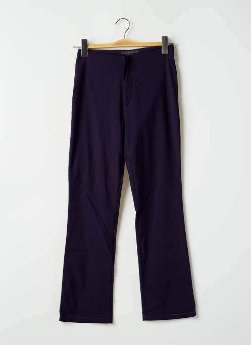 Pantalon drept violet ZARA femeie