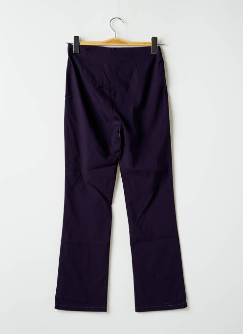 Pantalon drept violet ZARA femeie